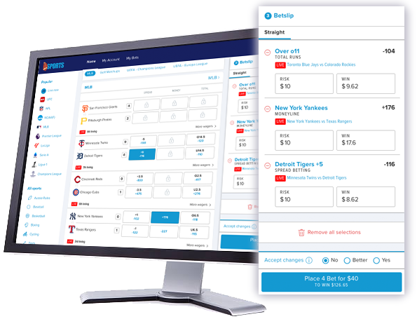 Integrated Bet Slip